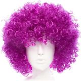 Nacario Koyu Mor Violet Renk Afro Bonus Parti Peruğu