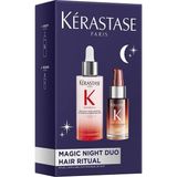 Nacario Kérastase Genesis Sérum Anti-Chute Fortifiant Saç Dökülmesine ve Saç Kırılmasına Karşı (90 Ml) ve Nutritive 8h Magic Night Serum (30 Ml) ile Daha Fazla Parlaklık ve Yumuşaklık Için Bakım Seti