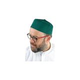 Nacario Kubbeli Sert Kalıp Takke - Yeşil