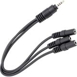 Nacario Kulaklık Mikrofon Çoklayıcı 3 Port 3.5 Mm Splitter Çevirici Dönüştürücü Adaptör Pm-4871