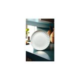 Nacario Kütahya Porselen Bone Luz Form Pasta Takımı 6 Parça 21CM Beyaz BNLZF21DUS600