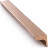 Nacario Lada Parlak Bronz Metal 224 mm 22.4 cm Uzun Mobilya Çekmece Dolap Kulpları Mutfak Dolabı Kapak Kulbu