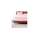 Nacario Lastikli & Hipoalerjenik ÇARŞAF%100 Pamuk Penye Kumaş Pembe 180X200, Luxcarsaf