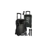 Nacario Lastvoice LS-P1915EX Portatif Taşınabilir 3 Mikrofonlu Seyyar Ses Sistemi 15 Inç 1200 Watt