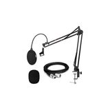 Nacario Lastvoice NB39PSX Set Stüdyo Masa Mikrofon Standı Pop Filtre Xlr Kablo