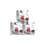 Nacario Lav Inci 6'lı Çay Bardağı 3lü Paket