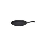 Nacario Lava Döküm Krep / Pizza / Pancake Tavası, Yuvarlak, Metal Saplı, 26CM, Siyah