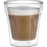 Nacario Leggno Vetro Borosilikat Çift Camlı Espresso Bardak 80ML (2AD)
