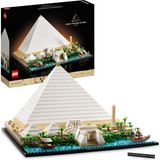 Nacario LEGO Architecture Mimari Simgeler Koleksiyonu: Keops Piramidi 21058 - Anneler Günü Hediyesi Olarak Tercih Edilebilecek Yetişkinler Için Koleksiyonluk Model Yapım Seti (1476 Parça)