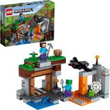 Nacario LEGO City Minecraft Terk Edilmiş Maden 21166-7 Yaş ve Üzeri Macera Oyunu Seven Çocuklar Için Oyuncak Örümcek Içeren Yaratıcı Oyuncak Yapım Seti (248 Parça)
