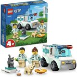 Nacario Lego® City Veteriner Kurtarma Aracı 60382-4 Yaş ve Üzeri Çocuklar Için Evcil Hayvanlı Oyuncak Yapım Seti (58 Parça)