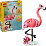Nacario LEGO Creator 3'ü 1 Arada Vahşi Hayvanlar: Pembe Flamingo 31170 – 8 Yaş ve Üzeri Kız ve Erkek Çocukları Için Kakadu Papağanı Veya Aksolotl'a Dönüşebilen Yaratıcı Oyuncak Seti, Hediye Fikri (288 Parça)