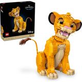 Nacario LEGO Disney Classic Genç Aslan Kral Simba 43247 - Kadınlar ve Erkekler Için Koleksiyonluk Hayvan Figürü Yapım Seti, Nostaljik Ev ve Ofis Dekoru Doğum Günü Veya Özel Gün Hediye Fikri (1445 Parça)