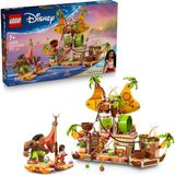 Nacario LEGO ǀ Disney Moana 2 Kakamora Gemisi 43258-7 Yaş ve Üzeri Disney Hayranı Çocuklar Için Hazine Sandığı ve Gemi Içeren Yaratıcı Oyuncak Yapım Seti, Doğum Günü Hediyesi (572 Parça)