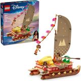 Nacario LEGO ǀ Disney Princess Moana’nın Macera Kanosu 43270, 6 Yaş ve Üzeri Kız ve Erkek Çocukları Için Yaratıcı Oyuncak Yapım Seti, Tekne ve 4 Bebek Figürü, Doğum Günü Hediyesi (529 Parça)