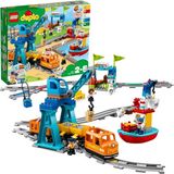 Nacario LEGO Duplo Kargo Treni 10875-2 Yaş ve Üzeri Çocuklar Için Duplo Setleriyle Uyumlu Tamamlayıcı Eğitici Oyuncak Yapım Seti (105 Parça)