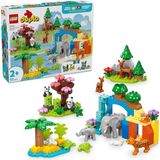 Nacario LEGO Duplo Kasabası 3’ü 1 Arada Vahşi Hayvan Aileleri 10446-2 Yaş ve Üzeri Çocuklar Için Eğitici ve Yaratıcı Oyuncak Yapım Seti (92 Parça)