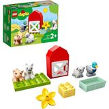 Nacario LEGO Duplo Town Çiftlik Hayvanı Bakımı 10949-2 Yaş ve Üzeri Çocuklar Için Domuz, Koyun, Ördek ve Kedi Figürü Içeren Eğitici Oyuncak Yapım Seti (11 Parça)