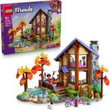 Nacario LEGO Friends Şirin Sonbahar Orman Kulübesi 42705-9 Yaş ve Üzeri Kız ve Erkek Çocuklar Için Mini Bebek ve Oyuncak Hayvanlar Içeren Yaratıcı Oyuncak Yapım Seti, Hediye Fikri (1229 Parça)