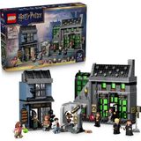 Nacario LEGO Harry Potter Knockturn Yolu Büyücü Mağazaları 76471-8 Yaş ve Üzeri Çocuklar Için 2 Dükkan, 8 Minifigür ve 1 Köpek Patronus'u Içeren Yaratıcı Oyuncak Yapım Seti, Hediye Fikri (788 Parça)