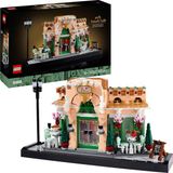 Nacario LEGO Icons Fransız Kafe 10362 - Yetişkin Kadın ve Erkekler Için Süslü Koltuklar ve Asılı Saksılar Içeren Koleksiyonluk Dekoratif Model Yapım Seti, Ev Veya Ofis Dekoru Kendin Yap (1101 Parça)