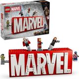 Nacario LEGO | Marvel: Marvel Logosu ve Minifigürleri 76313 - Süper Kahraman Sevenler Için Avengers Karakterleri Içeren Yaratıcı Oyuncak Yapım Seti, Doğum Günü Hediyesi (931 Parça)