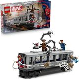 Nacario LEGO ǀ Marvel Örümcek Adam ile Doktor Oktopus Metro Sahnesi 76321 – Süper Kahraman Aksiyonunu Seven 9 Yaş ve Üzeri Çocuklar Için Koleksiyonluk Yapım Seti, Eğlenceli Oyunlar Için Hediye Fikri (204P)