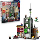 Nacario LEGO ǀ Marvel Örümcek Adam, Oscorp'a Karşı 76324 – Süper Kahraman Savaşlarını Seven 10 Yaş ve Üzeri Çocuklar Için Interaktif Oyun ve Sergileme Deneyimi Sunan Yapım Seti, Hediye Fikri (808 Parça)