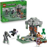 Nacario LEGO Minecraft Solgun Bahçe 21586-7 Yaş ve Üzeri Çocuklar Için Kahraman Kanatlı Mothman, Creeper ve Iskelet Içeren Yaratıcı Koleksiyonluk Oyuncak Yapım Seti, Oyunculara Özel Hediye Fikri (243 Parça)