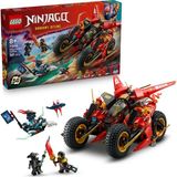 Nacario LEGO Nınjago Ninja Savaş Aracı 71844-8 Yaş ve Üzeri Çocuklar Için 2 Ninja Motosikleti, 1 Jet ve 6 Minifigür Içeren 3’ü 1 Arada Oyuncak Yapım Seti, Doğum Günü Hediyesi (561 Parça)