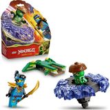 Nacario LEGO Nınjago Nya, Mutasyon Canavarı Topacına Karşı 71849-6 Yaş Üzeri Çocuklar Için Aksesuarlı Nya ve Kötü Mutasyon Canavarı Minifigürleri Içeren Yaratıcı Oyuncak Yapım Seti, Hediye Fikri (49 Parça)
