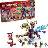 Nacario LEGO Nınjago Odak Ark Ejderhası 71836-9 Yaş Üzeri Kız ve Erkek Çocukları Için 8 Ninja Minifigürü ve 1 Spinjitzu Topaç Aracı Içeren Yaratıcı Oyuncak Yapım Seti, Çocuklar Için Hediye Fikri (869 Parça)