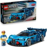Nacario LEGO Speed Champions Bugatti Vision Gran Turismo Araba 77253-9 Yaş ve Üzeri Çocuklar Için Bugatti Kıyafet Giyen Minifigür Içeren Yaratıcı Oyuncak Yapım Seti, Hediye Fikri (284 Parça)