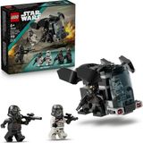 Nacario LEGO Star Wars Death Trooper ve Night Trooper Savaş Paketi 75412-6 Yaş ve Üzeri Kız ve Erkek Çocuklar Için 4 Minifigür Içeren Yaratıcı Oyuncak Yapım Seti, Doğum Günü Hediyesi Fikri (119 Parça)