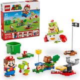 Nacario LEGO Super Mario Interaktif LEGO Mario ile Maceralar 71439-6 Yaş ve Üzeri Kız ve Erkek Çocukları Için Yoshi Oyuncağı ile Bowser Jr'ın Araba Seti, Oyun Severlere Doğum Günü Hediyesi Fikri (218 Parça)