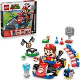 Nacario LEGO Super Mario: Mario Kart – Interaktif LEGO Mario ve Standard Kart 72043 – 7+ Için Figürlü Yaratıcı Oyuncak Yapım Seti (278P)