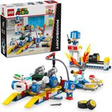 Nacario LEGO Super Mario: Mario Kart – Toad’un Garajı 72035, 8 Yaş ve Üzeri Erkek ve Kız Çocukları Için, 2 Mavi Toad Karakter Figürü Içeren Yaratıcı Oyuncak Yapım Seti, Doğum Günü Hediyesi (390 Parça)