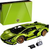 Nacario LEGO Technic Lamborghini Sián Fkp 37 42115 - Spor Araba Seven Yetişkinler Için Koleksiyonluk Yaratıcı Oyuncak Model Yapım Seti (3696 Parça)