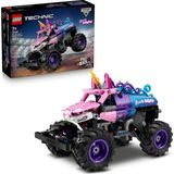 Nacario LEGO Technic Monster Jam Sparkle Smash Çek–bırak 42220 – 7 Yaş ve Üzeri Çocuklar Için Işıltılı Yıldızlar ve At Boynuzu Gibi Detaylar Içeren Canavar Kamyon Oyuncak Yapım Seti, Hediye Fikri (243 Parça)