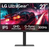Nacario Lg 27G640A-B Ultragear Qhd (2560 x 1440) IPS Oyun Monitörü, 300Hz, 1ms, Nvıdıa G-Sync, Amd Freesync Premium, Vesa Displayhdr 400, HDMI 2.1, USB Type-C, Eğim/yükseklik/yuvarlanma/destek