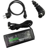 Nacario Lg ADS40FSG-19 - Ads 40 Fsg 19 Uyumlu 19.5 Volt 19.5V Iğne Uçlu Monütör Monitör Adaptörü Sny (Siyah)