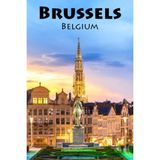 Nacario Life Is Short And The World Is Wide, Time To Explore Brussels: A Blank Sketchbook For Artists, Drawing, Doodling, Writing, And Recording Your Travels ... Travel Lovers.: 100 Pages, 6x9 Matte Finish