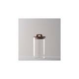 Nacario Linens Handle Cam-Akasya Kapak 10X10X19 cm Kavanoz