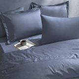 Nacario Linens Mix&match Pamuk Saten King Size Çarşaf Indigo