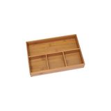 Nacario Lipper International 824 Düzenleyici Tepsi Bambu Ağacından, 4 Bölmeli, 29,5 x 20,3 x 4,5 cm