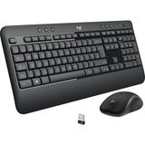 Nacario Logitech MK540 Kablosuz Klavye ve Mouse Seti, Unifying USB Alıcı, 10 M Kullanım Mesafesi, Sıvı Dökülmesine Dayanıklı, Ayarlanabilir Yükseklik, Siyah