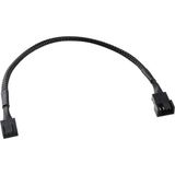 Nacario Lunatic 0449 Pwm 4 Pin Y Port Dişi Erkek Anakart 30 cm 24 Awg Bakır 3 mm Fan Uzatma Güç Kablosu.