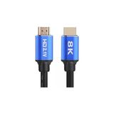 Nacario Lunatic 9350 1 Metre 8k Ultra Hd 2.1V 48GBPS Altın Kaplama HDMI Kablo UHD 8k Ultra Hd Görüntü ve Ses Kalitesi ile Evinizi Sinema Salonuna Çevirebilirsiniz. (1 Metre)