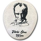 Nacario Lunatic LN-1938 Fikirler Ölmez Atatürk Desenli Ergonomik Suya Dayanıklı Bileklikli Mouse Pad - Renkli