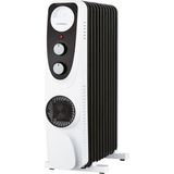 Nacario Luxell LUX11-FP-BW 11 Dilim 2700 Watt Turbo Fanlı Yağlı Radyatör (Siyah/beyaz)